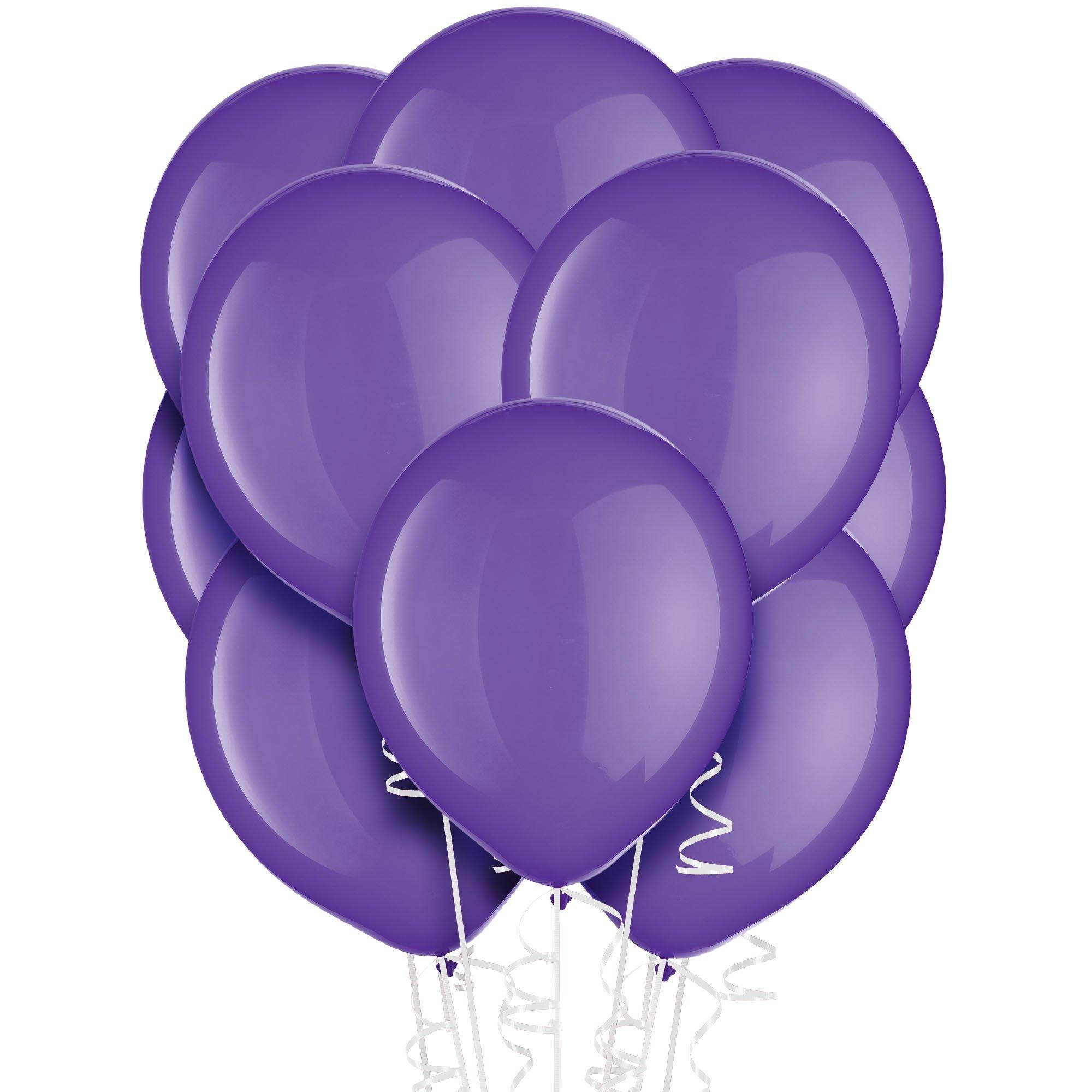 72ct, 12in, Purple Balloons Party City